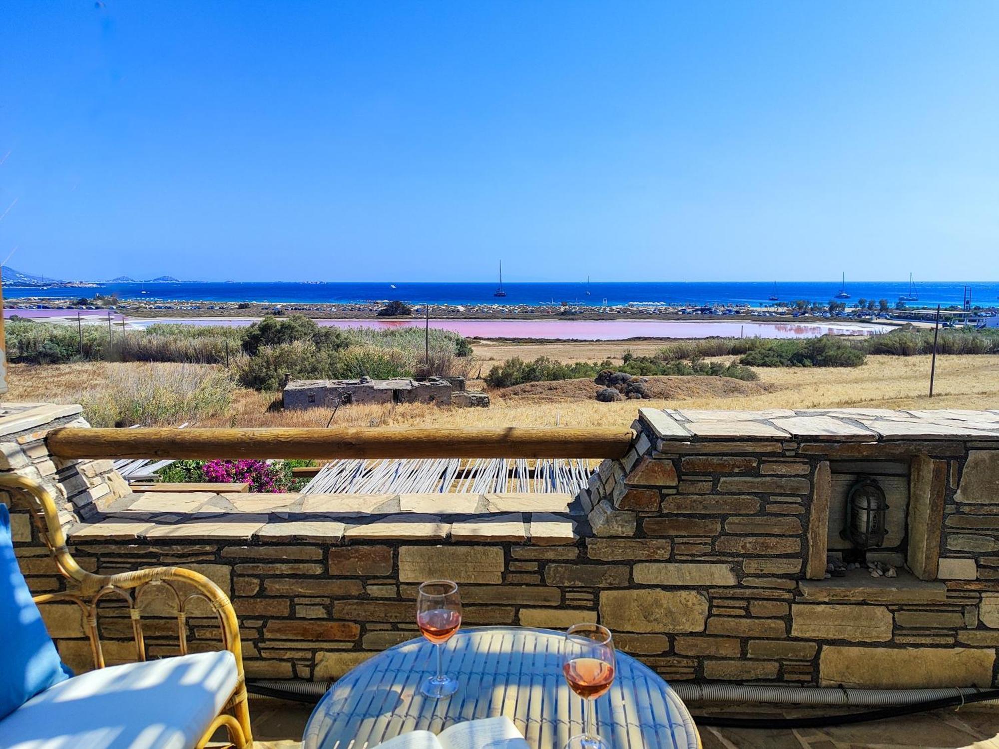 Kyma Apartments - Naxos Agios Prokopios Bagian luar foto