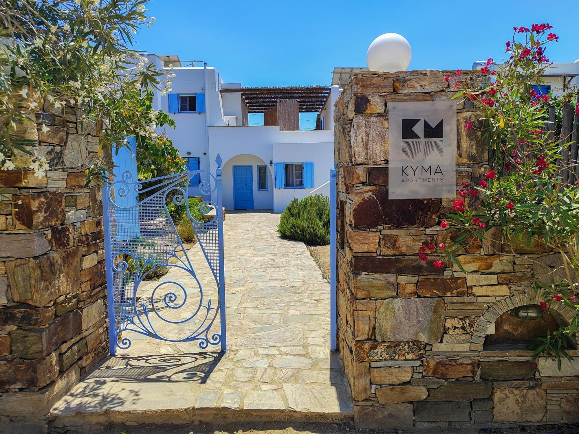 Kyma Apartments - Naxos Agios Prokopios Bagian luar foto