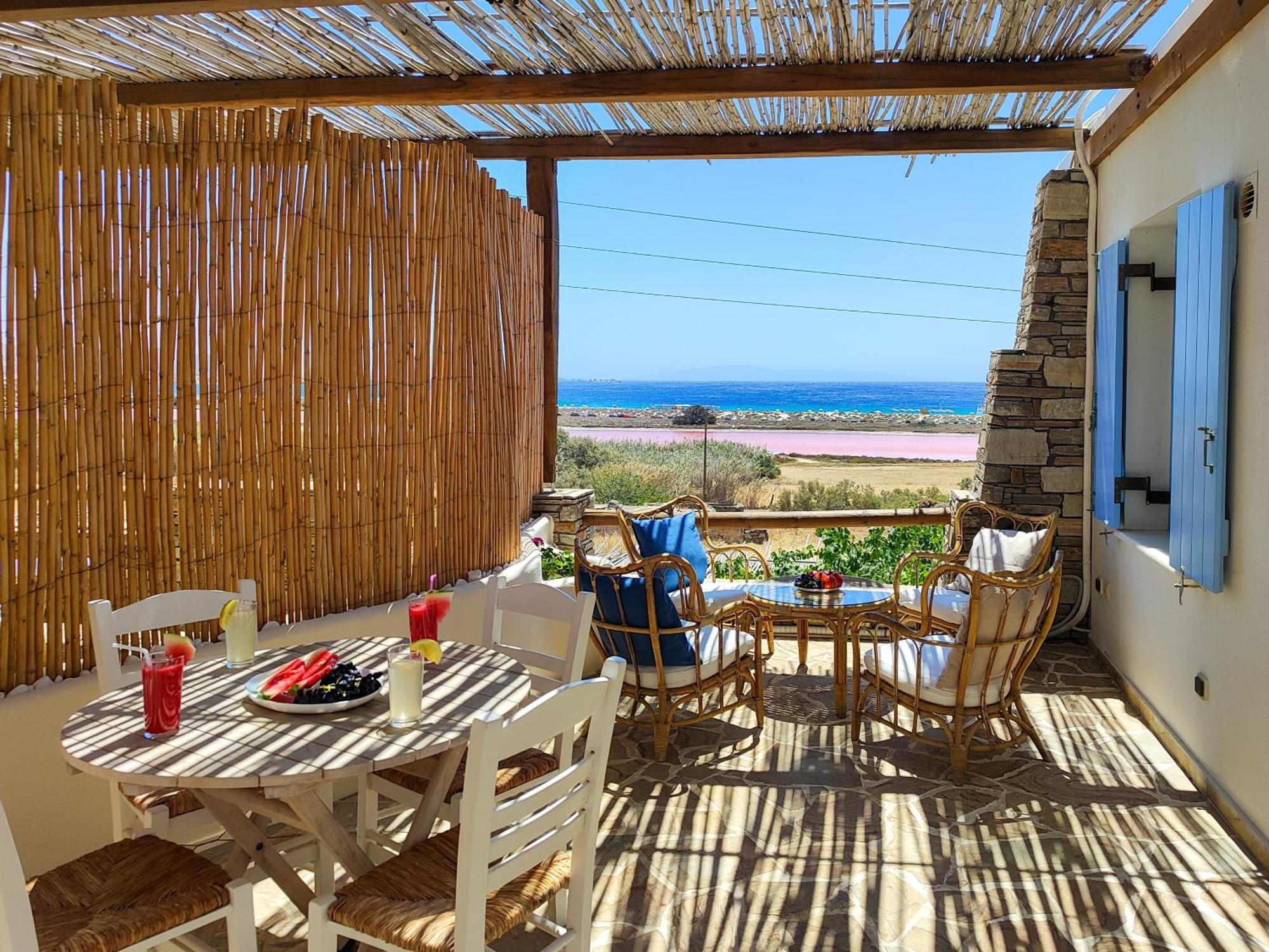 Kyma Apartments - Naxos Agios Prokopios Bagian luar foto