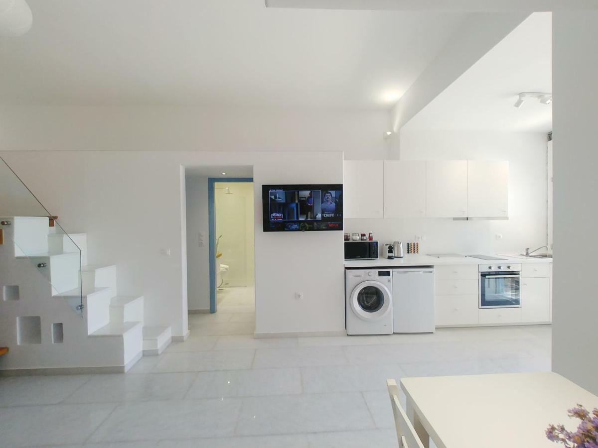 Kyma Apartments - Naxos Agios Prokopios Bagian luar foto